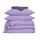 Полуторное постельное белье с простыней на резинке LAVENDER CS6