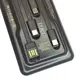 Внешний аккумулятор с солнечной панелью Power bank UKC 8285 10000 Mah зарядка кабель 4в1 Чёрный