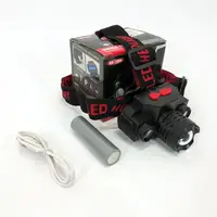 Ліхтар налобний Bailong BL-1805 COB XPE акумуляторний, ліхтар на голову для риболовлі, надійний налобний