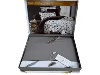 Постельное белье Maison D'or Pulume Volante Grey серый Сатин Люкс