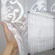 Готовая тюль (3х2,7м.) жаккард, коллекция "Розалия". Цвет белый. Код 1275т 40-100