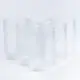 Набор стаканов для напитков стеклянные прозрачные 6 штук