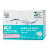 ЭКО стиральный порошок универсальный Green Max 120 г