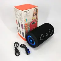 Bluetooth колонка портативная TG656 FM-радио. Цвет: черный