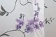 Готовая тюль (2х2,7м.), батист "Flora". Цвет белый с фиолетово-черным принтом. Код 1324т 40-144