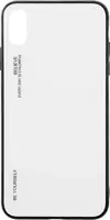 Чехол-накладка TOTO Gradient Glass Case Apple iPhone XS Max White