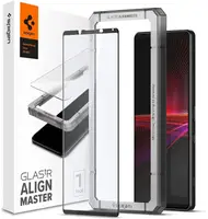 Защитное стекло Spigen для Sony Xperia 1 III - Glas.tR AlignMaster, Black (AGL02893)