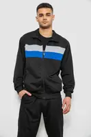 Спортивный костюм мужской двухнитка, цвет черный, 244R9167