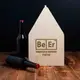 Ящик для пива "BeEr" для 6 бутылок, Тонированное дерево, английский