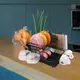 Двухуровневый стеллаж для сушки посуды и хранения кухонных аксессуаров