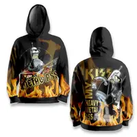 Худи спортивные с 3D принтом Metal Bender 31522 3XL