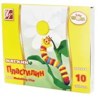 Пластилін Промінь 540212 10 кольорів