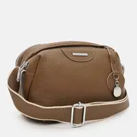 Женская кожаная сумка Borsa Leather K12247br-brown
