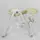 Стульчик для кормления "Toti W-56077". Yellow and White (96505)