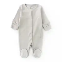 Мужчина для новорожденных на кнопках Light Gray