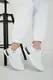 Женские кроссовки кожаные весна/осень белые Emirro 1027-06 White 34