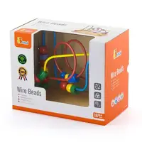 Пальчиковый лабиринт Viga Toys Цветные бусины (56256)