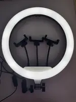 Кільцева LED лампа 36 см 14" 220V 192 Lights RGB