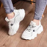 Жіночі кросівки Fashion Cloke 1930 37 розмір 23,5 см Бежевий