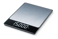Весы кухонные BEURER Stainless Steel KS 34 XL 15 кг серебристые