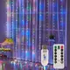 Светодиодная гирлянда штора USB SK 71007509 3х3 м мультиколор