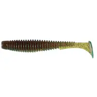 Силікон FishUp U-Shad 3.5" #019 /Motor Oil/Red (10087214)