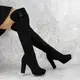 Женские ботфорты Fashion Katrina 1414 38 размер 24 см Черный