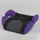 Бустер автомобильный для детей JOY группа 2/3 (15-36 кг). Black and violet 88159