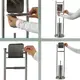 Набор аксессуаров для туалета Kela Swing 22492 77.5х22 см