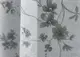 Тюль батист, коллекция "Flora". Цвет белый с серым принтом. Код 1535т