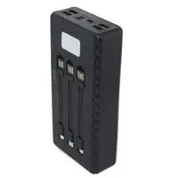 Зовнішній акумулятор із сонячною панеллю Power bank UKC 8058 20000 Mah батарея заряджання Чорний