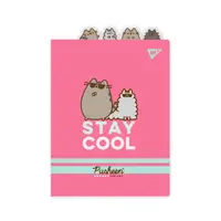 Папка-куточок з фігурними роздільниками А4 YES Pusheen 492184 23.5х32.5 см