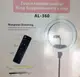 Кольцевая LED лампа AL-360 1 крепл.тел пульт 220V 36см