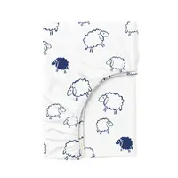 Простыня на резинке для коляски и люльки 40x80 SHEEP BLACK WHITE