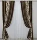 Комбинированные (2шт.1,6х2,7м) шторы, софт-блекаут. Цвет коричневый с бежевым. Код 016дк (094-101-094ш) 10-722