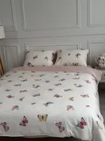 Постільна білизна сімейна Dushka Home Муслін 21751 160х215х2 см
