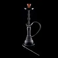 Кальян KAYA Neon SPN 630 B высота 73 см на 2 персоны черный