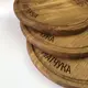 Доска разделочная деревянная круглая 25 см