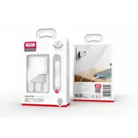 Сетевое зарядное устройство XO L97 PD разъем Type-C и USB/2.4A с кабелем Type-C - Lightning Белый