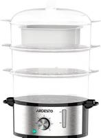 Пароварка електрична Ardesto STC-K1S 800 Вт срібляста