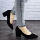 Женские туфли на каблуке Fashion Pebbles 2003 40 размер 25 см Черный