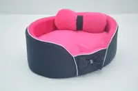 Лежанка для собак и кошек VIP Плюш синяя №8 660х890х140