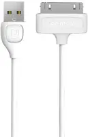 USB кабель Lesu RC-050i iPhone 4/4s 30pin 1м white Remax 304001