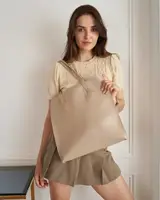 Женская сумка «Маэль» бежевая