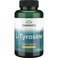 Аминокислота Swanson L-Tyrosine 500 mg, 100 капсул