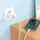 Адаптер сетевой HOCO Type-C to Type-C Cable Stage dual port charger set C105A |1USB/1Type-C, 20W/3A, PD/QC|