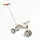 Велосипед 3-х колісний Best Trike, матеріал рами нейлон, колеса передні 8", задні 6", батьківська ручка. Beige (163779)