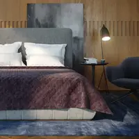 Покрывало евро ТЕП Velour Ромб прямой 4-00518-21938 240х260 см бордовое