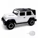 МАШИНА ИНЕРЦИОННАЯ, С ПАРОМ "JEEP WRANGLER SAHARA" (БЕЛЫЙ)