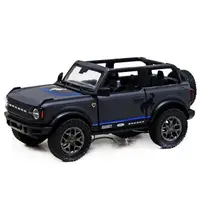 Машинка KINSMART "Джип Ford Bronco (open top)", черная